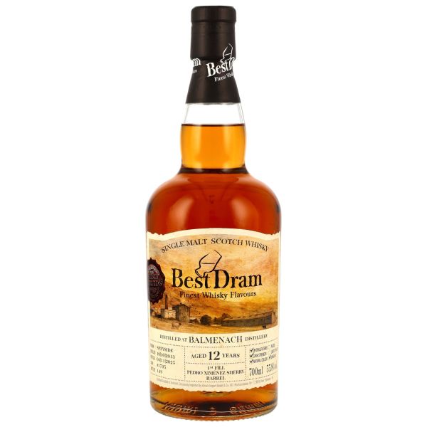 Balmenach 12 Jahre 1st Fill PX Sherry Barrel  (Best Dram)
