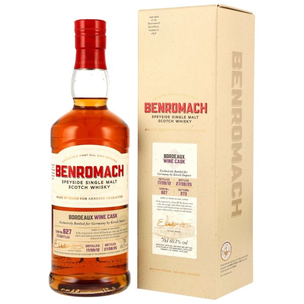 Benromach 12 Jahre 1st Fill Bordeaux Wine Cask