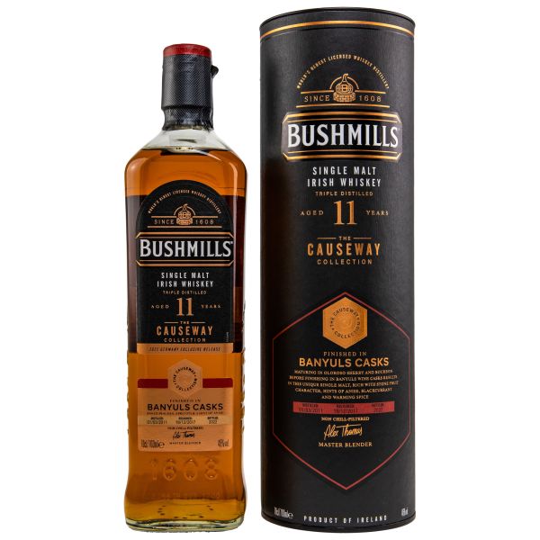Bushmills 11 Jahre Banyuls Cask - Causeway Collection