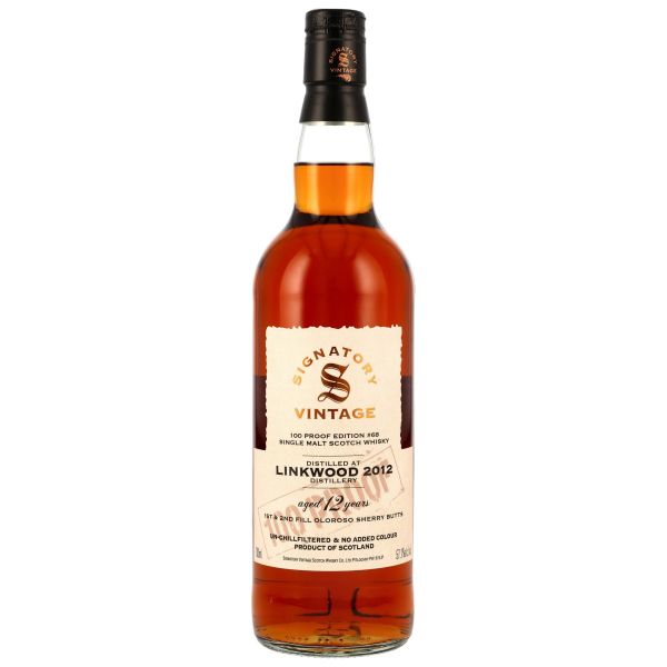 Linkwood 12 Jahre 2012/2025  100 Proof Edition #68 (Signatory)