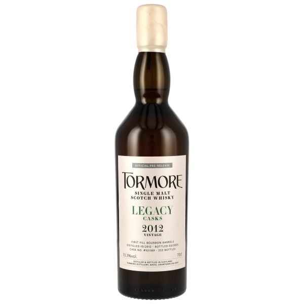 Tormore 12 Jahre 1st Fill Bourbon Barrel #921189 - Legacy Casks
